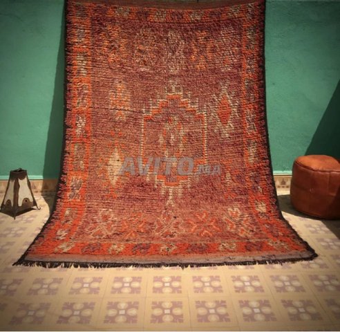 سجادة عتيقة من الصوف الطبيعي 291 × 166 سم