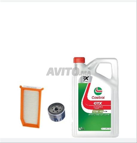 huile castrol 10w40 et 2 filtres (AIR ET HUILE )