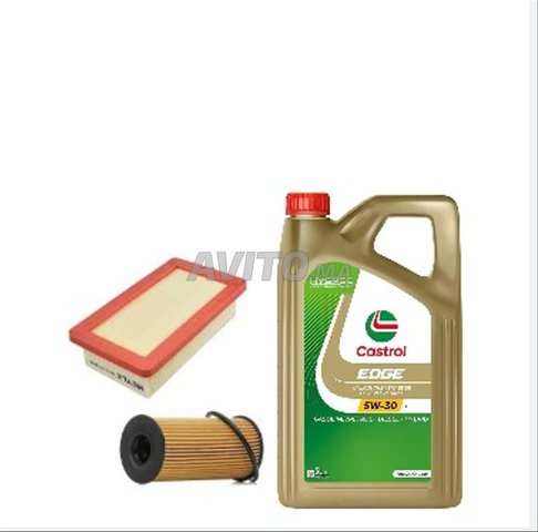 huile castrol 5w30 et 2 filtres (AIR ET HUILE )