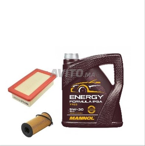 Huile Mannol 5w30 et 2 filtres (AIR ET HUILE)
