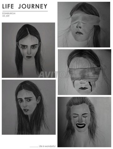 لوحات أصلية قرد