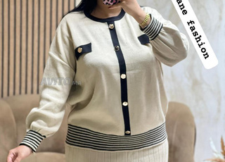 Ensemble 2 pièces avec jupe longue et modeste