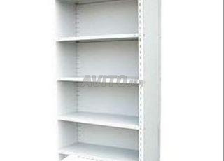 رفوف معدنية متينة - مثالية للتخزين