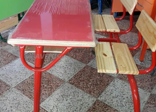 mobilier de scolaire table pupitre doble 