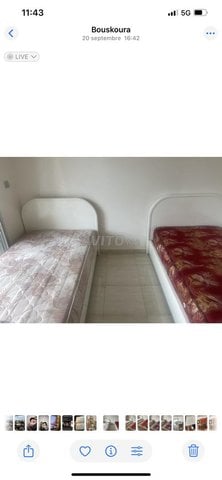 سريران مع فراش