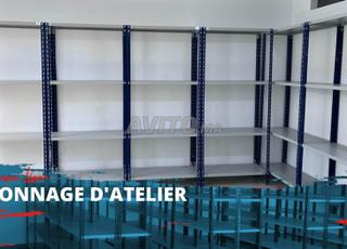 Rayonnage léger métal – Montage rapide