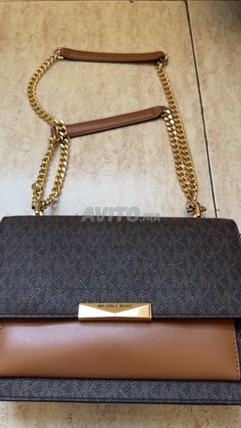 Sac bandoulière Michael Kors Jade logo et cuir