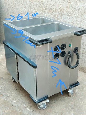 حمام مائي كهربائي HUPFER INOX صنع في إيطاليا