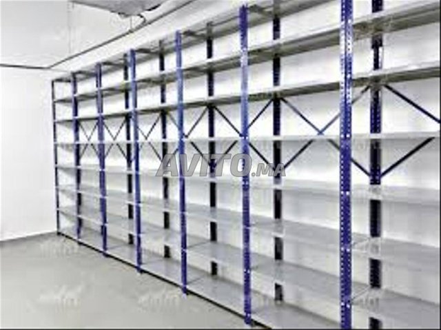 رفوف معدنية - مقاومة وقابلة للتعديل