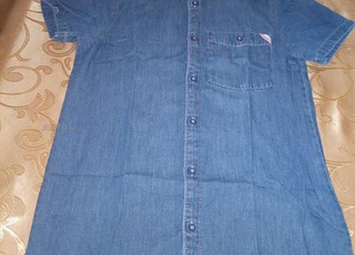 Chemise Okaïdi garçon en jean - 12 ans