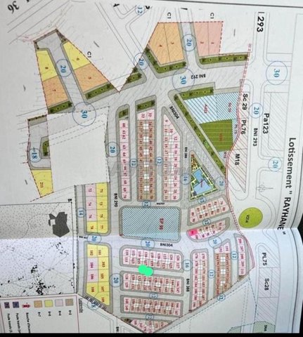 Terrain 120 mètres garage 2 étages lotissement