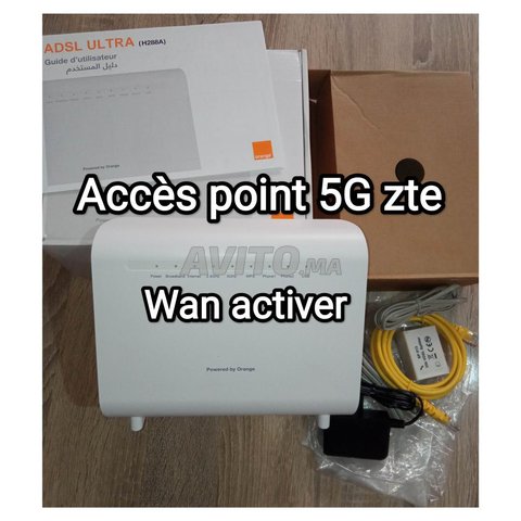 نقطة وصول 5G ZTE WAN مُهيأة