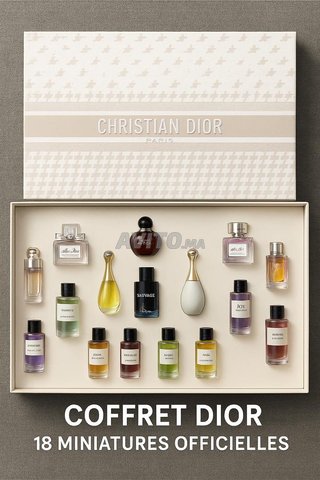 علبة ديور – 18 قطعة مينياتور رسمية – جديدة