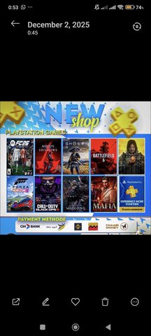 Magasin spécialisé dans les jeux et abonnements - PS4 / PS5