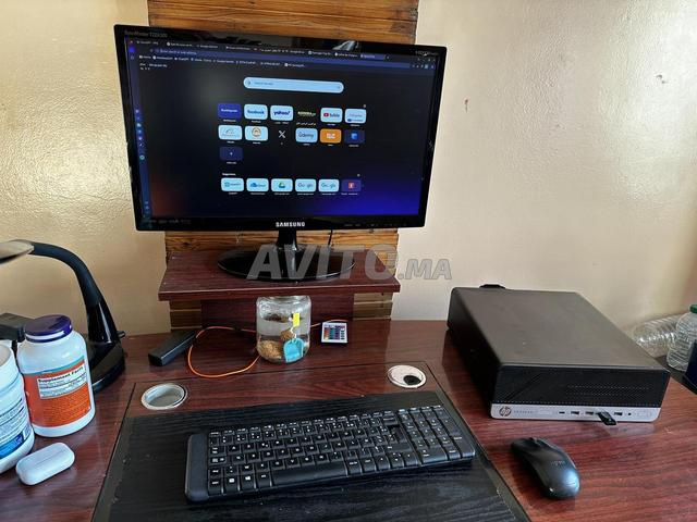 Setup complet de bureau - PC HP Prodesk 600 G3 SFF