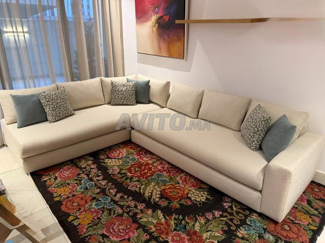 Salon Complet d’angle ultra cozy L en Bouclette - 2