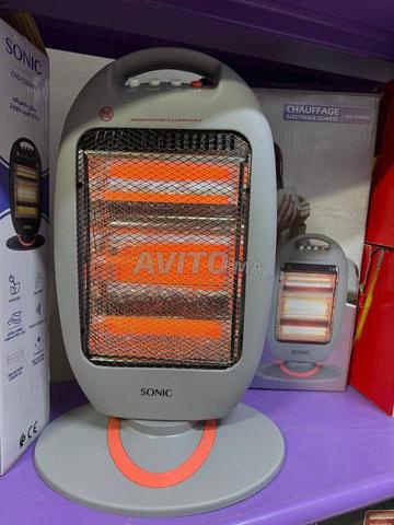 Sonic مدفأة كهربائية، 1200 واط، تدفئة صامتة وسريعة