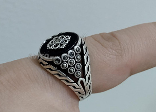 Bague en argent véritable 925, excellente qualité, design élégant