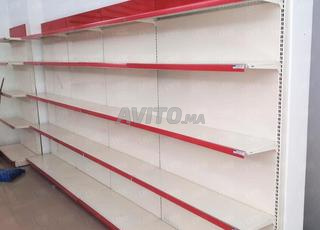 rayonnage super marche Créme