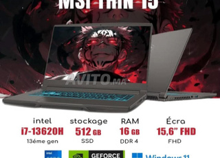 Pc gaming MSI thin 15