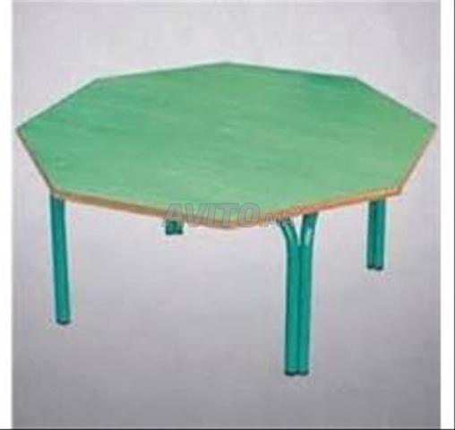 table et chaise mobilier creche