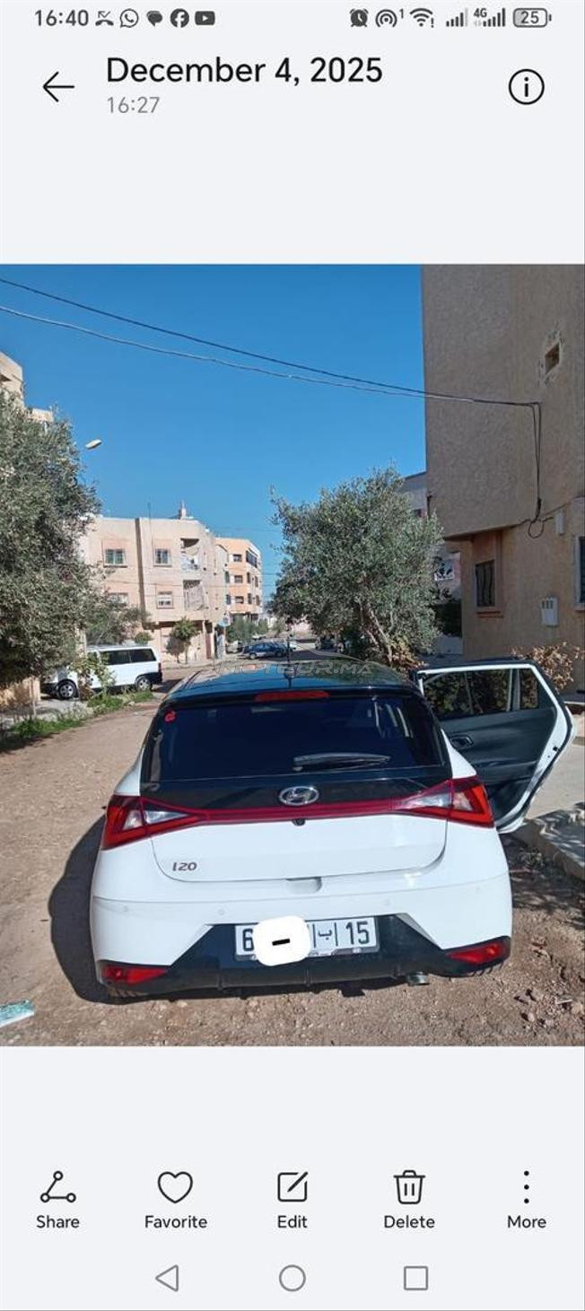 Hyundai i20 Essence Manuelle 2023 à Fès