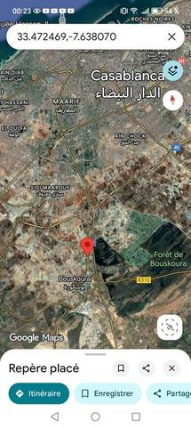 Lot de 714m à bouskoura - 2