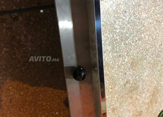 COMBINE 3 FEUX EN INOX SUTER CUVE A GAUCHE