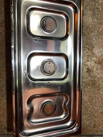 COMBINE 3 FEUX EN INOX SUTER CUVE A GAUCHE - 2