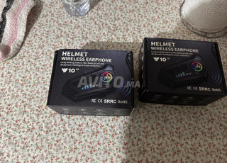 HELMET WIRELESS EARPHONE V10 2X