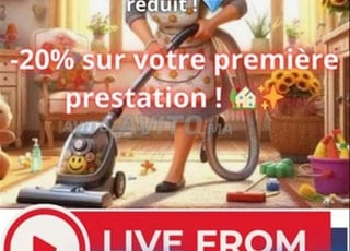 Femme de ménage disponible avec expérience