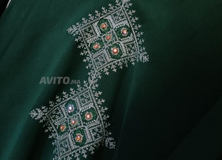 جلابة جديدة أنيقة باللون الأخضر جذابة ومريحة 😍💚