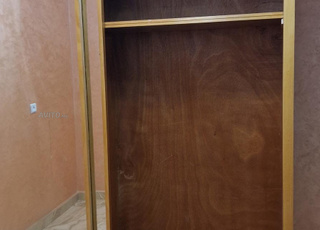 Grand placard coulissant en bois liṭr