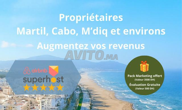 Gestion locative Airbnb à Martil, Cabo, M’diq