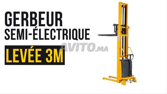 📦 Gerbeur Semi-Électrique 3 m – 1500 kg