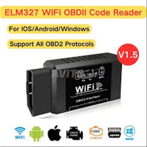 Obd2 ELM327 جهاز فحص احترافي واي فاي جديد