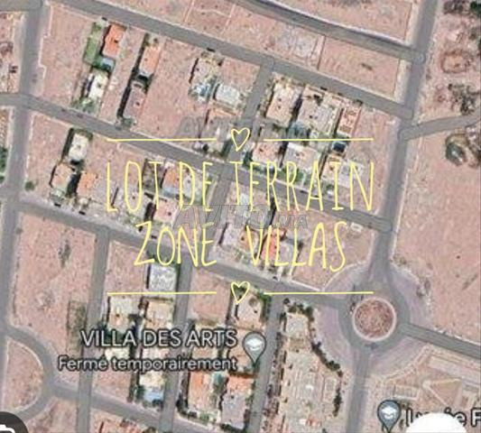 قطعة أرض 520م² لفيلا شارع محمد السادس مراكش