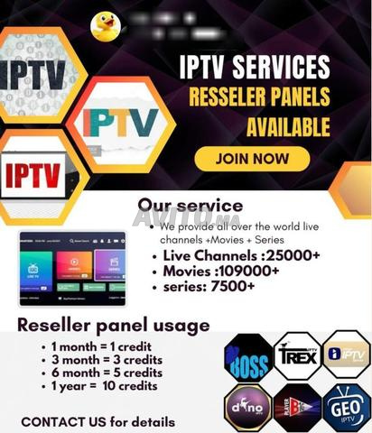 IPTV بالجملة Pannel Reseler شراكات موثوقة