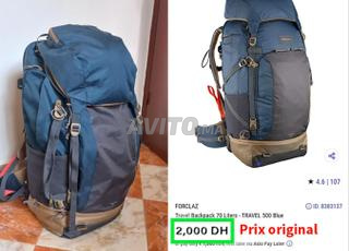 Sac à dos Randonnée - Forclaz 70L - Imperméable