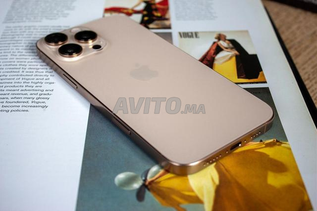 iphone 16 pro max rose gold batterie 100