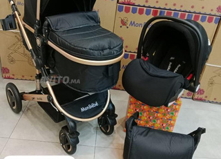 عربة الأطفال كونا 3 في 1 قابلة للعكس مع ماكسي كوسي