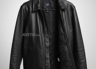 جاكيت جلد jacket cuire (original GAP)