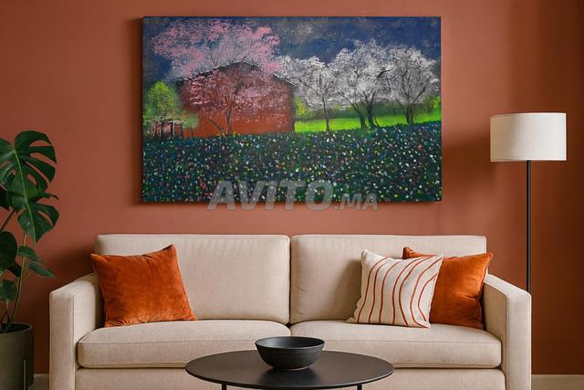 Grand Tableau Acrylique 100×70cm