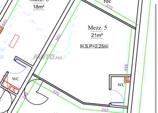 Local commercial de 66 m² à Casablanca