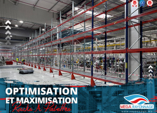 Rack à palettes métallique – Montage sur site