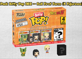 Pack Bitty Pop Dragon Ball Z Cell 4 Figurines