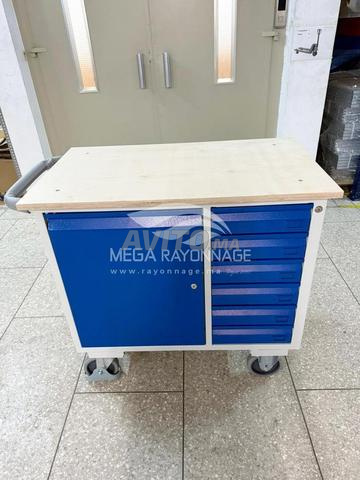 Établi mobile avec 6 tiroirs – 400kg