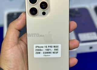 iPhone 16 Pro Max 256Go Battery 100 - 88 Cycle