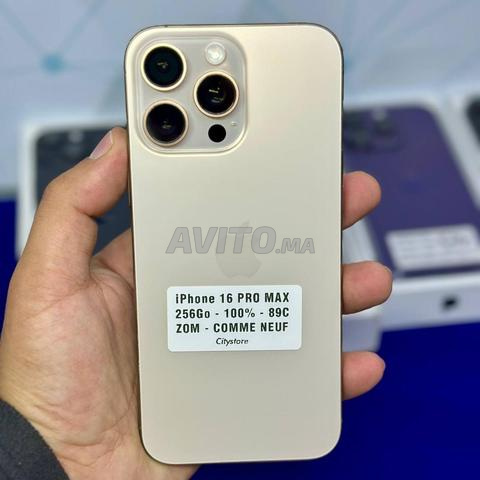 iPhone 16 Pro Max 256Go Battery 100 - 88 دورة