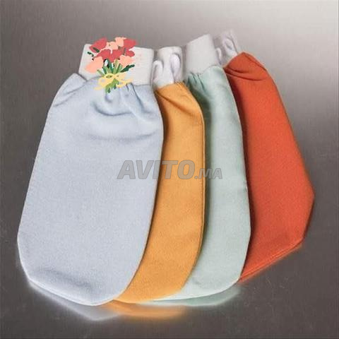 Gants de gommage avec votre logo